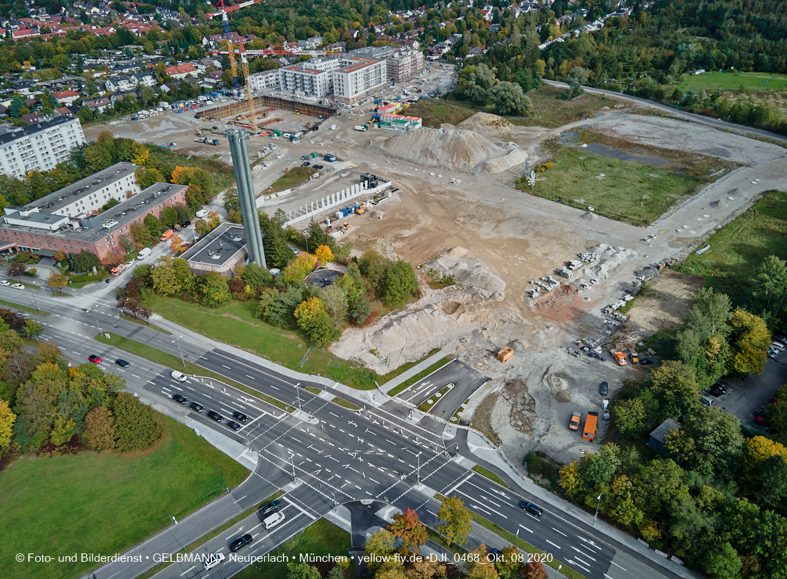 09.10.2020 - Baustelle Alexisqaurtier und Pandion Verde in Neuperlach